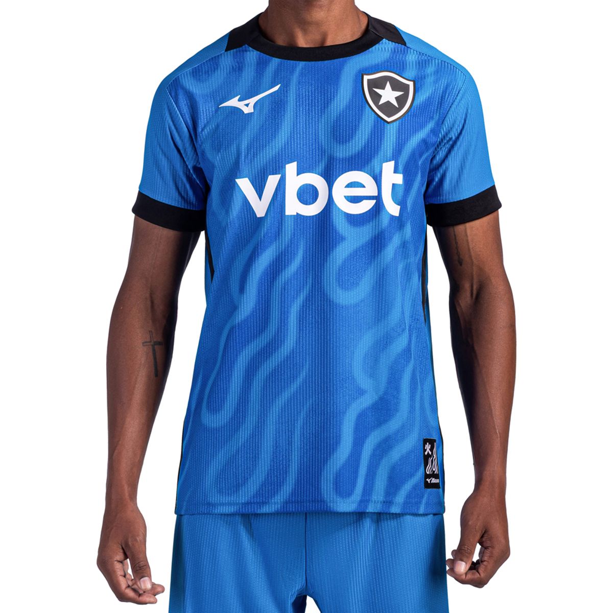 Camisa Away de Goleiro Mizuno x Botafogo Masculina EG Azul