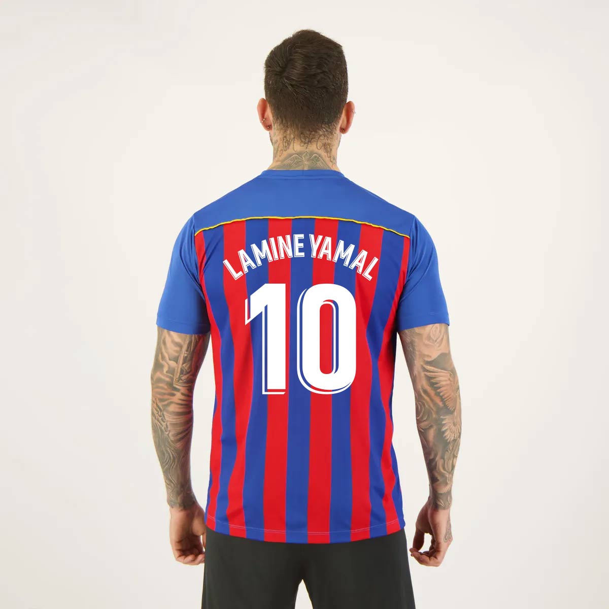 Camisa Barcelona Listrada 10 Yamal