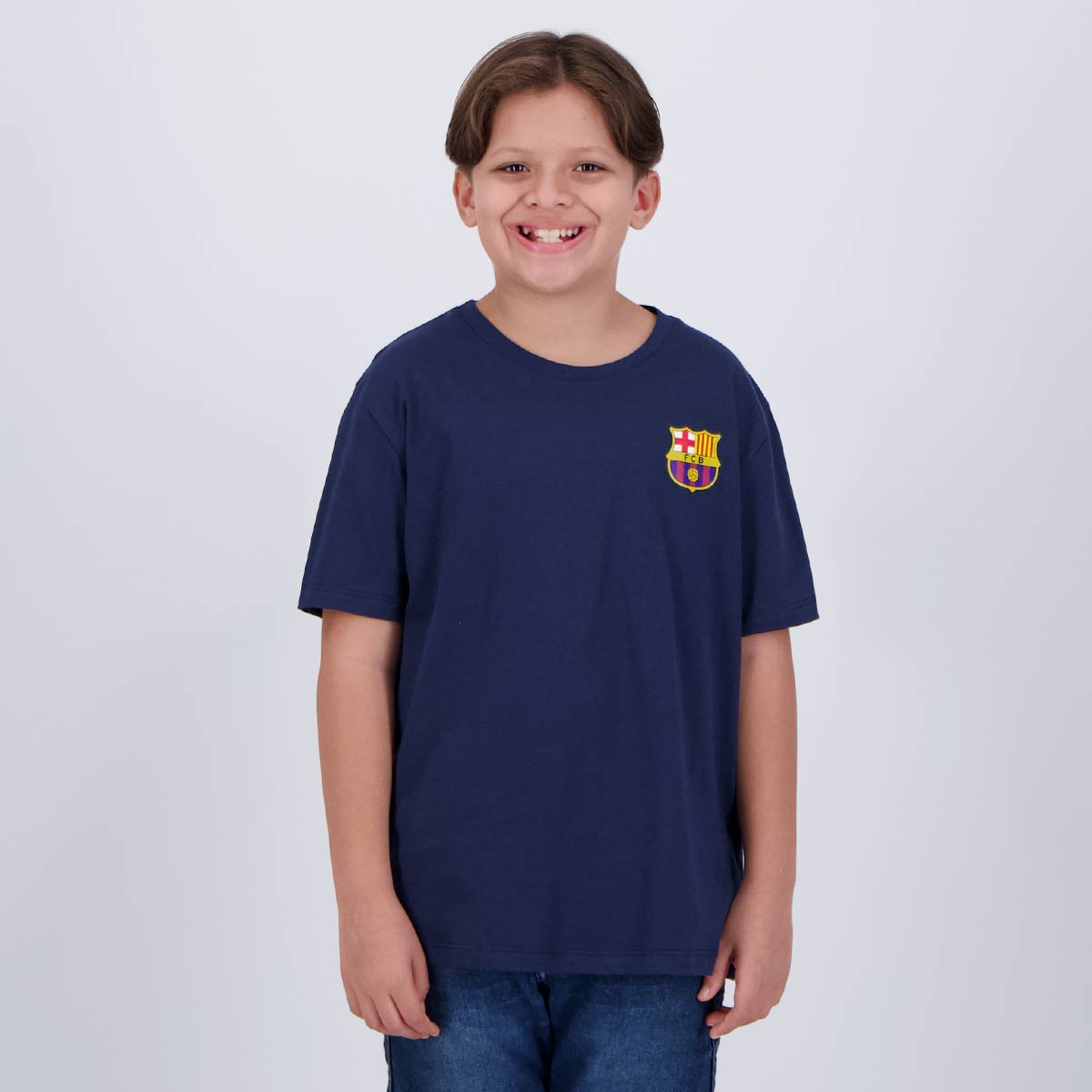 Camisa Barcelona Vanguard Juvenil Marinho