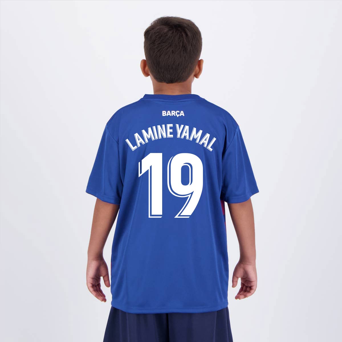 Camisa Barcelona Yamal 19 Dominant Juvenil Azul