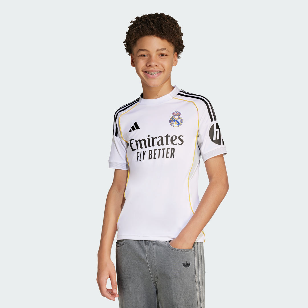 Camisa I Real Madrid 25/26 Kids adidas