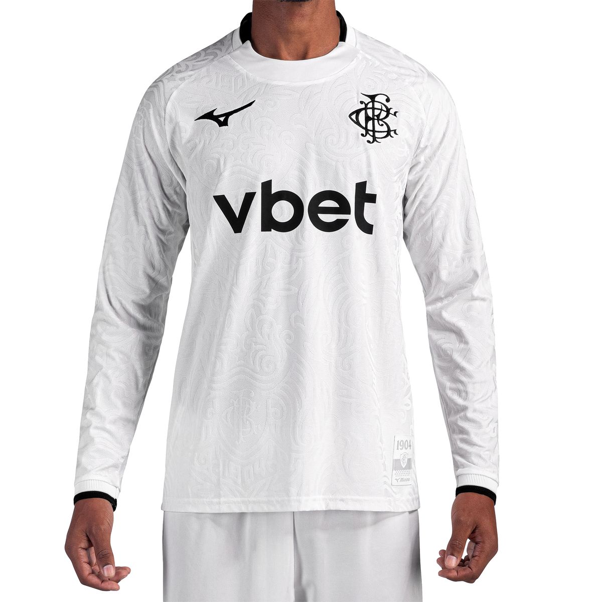 Camisa Manga Longa Third Mizuno x Botafogo Masculina EG Branco