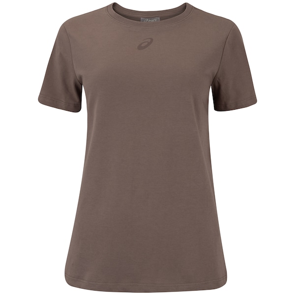 Camiseta Feminina ASICS Manga Curta Malha Spiral