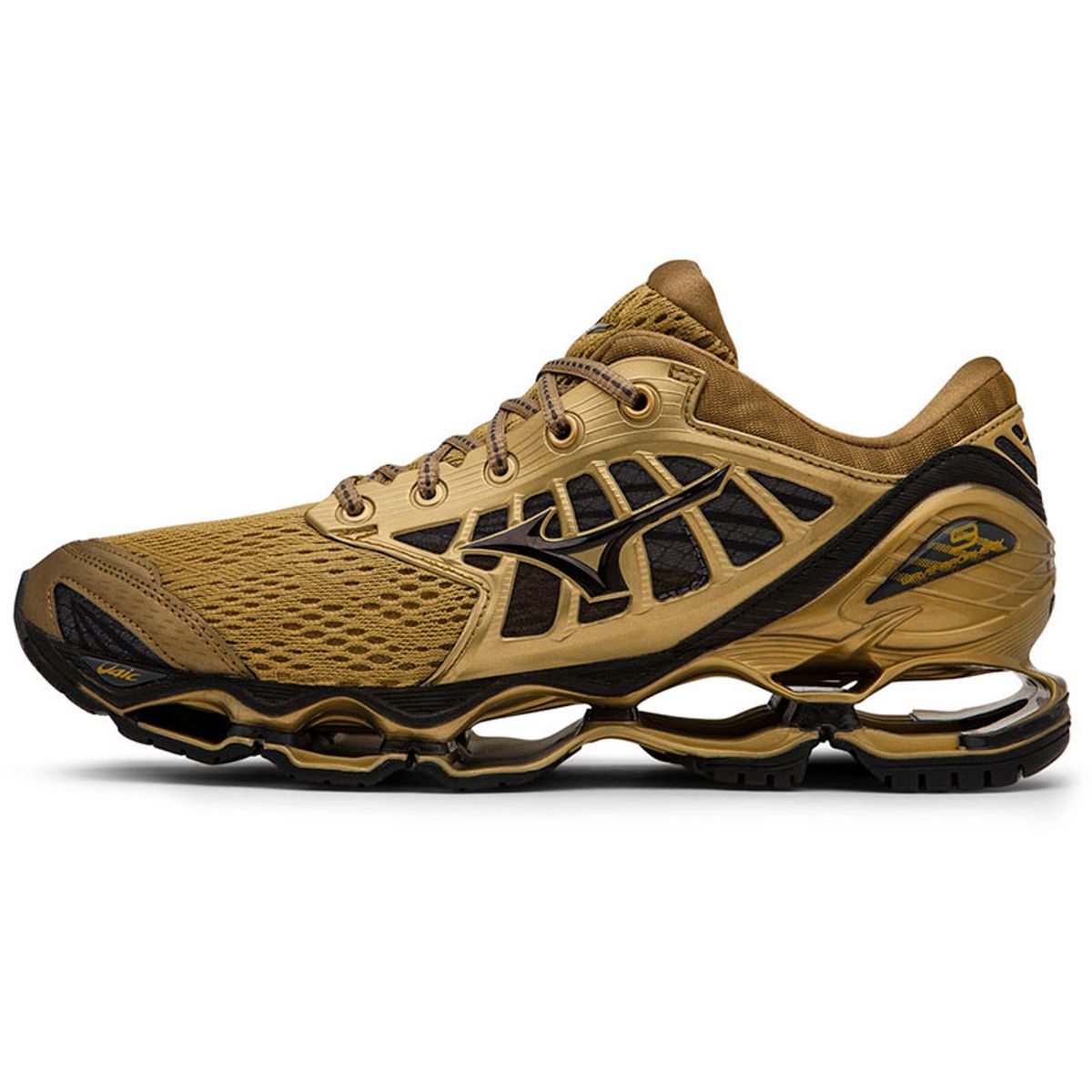 Tênis Mizuno W Prophecy 9 Golden Run 34 Dourado