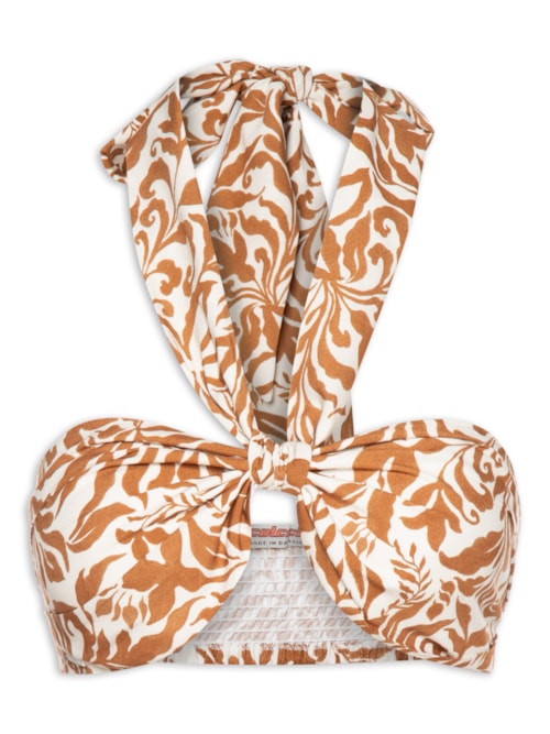 Top Estampado - Marrom